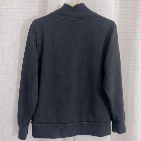 Celebrity X Cruises XL Black Full Zip Mock Neck Fleece Sweatshirt Jacket - Picture 2 of 11